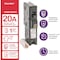 Square D Miniature Circuit Breaker, HOM Series, 20A, 1 Pole, 120V AC, 10kA HOM120DFC - alternate 5
